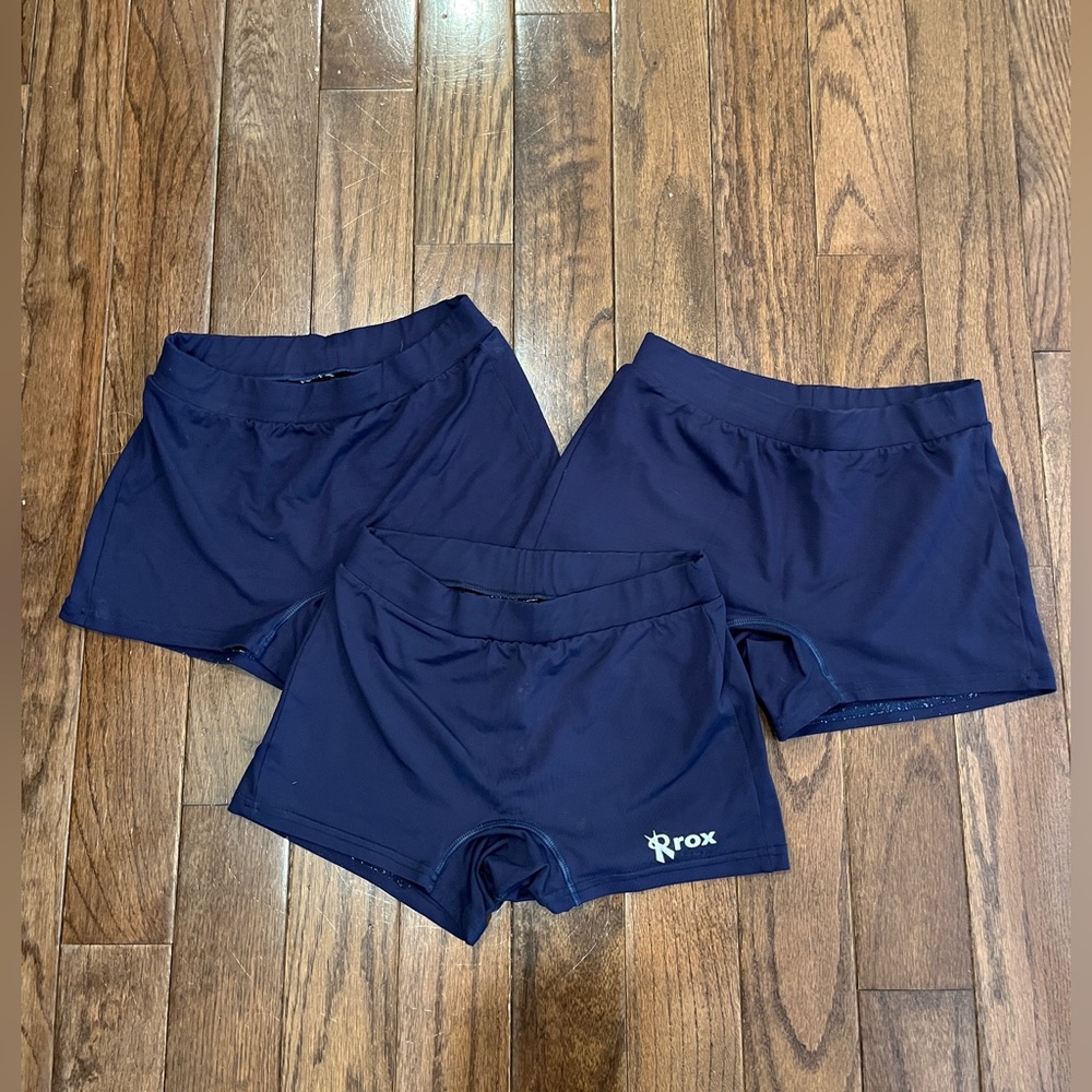 THREE PAIRS of Rox Volleyball Spandex in Navy
